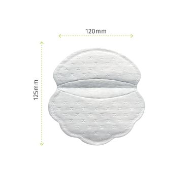 Pee Safe: Disposable Underarm Sweat Pads (Folded) - Pack of 14