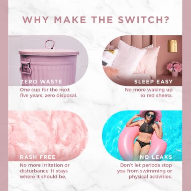 Pee Safe: Reusable Menstrual Cup with Medical Grade Silcone for Women - Extra Small