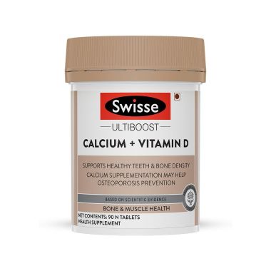 Swisse: Calcium and Vitamin D Tablets - 90 Tablets