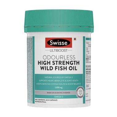 Swisse: Ultiboost Odourless High Strength Wild Fish Oil with (1500 mg)