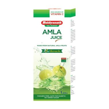 Baidyanath: Amla Juice - Natural Immunity Booster enriched with Vitamin C-1L