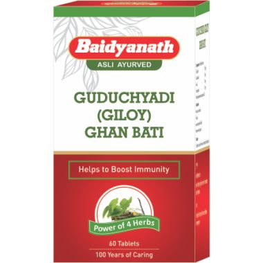 Baidyanath: Guduchyadi Ghan Bati- Natural Immunity Booster, 60 Tablets Each