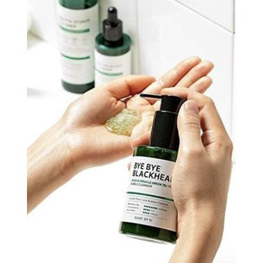 SOME BY MI: Bye Bye Blackhead 30 Days Miracle Green Tea Tox Bubble Cleanser - 120ml