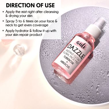 AULI: Dazzle Pure Rose Water and Tuberose Extracts Toner - 120ml