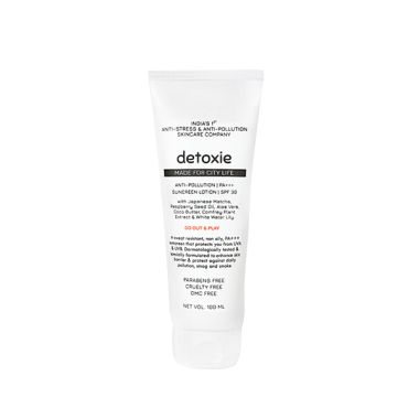Detoxie: PA+++ Sunscreen Lotion SPF 30 - (100 ml)