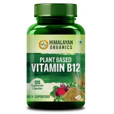Vlado's Himalayan Organics: Plant Based Vitamin B12 Natural - 120 Veg Capsules