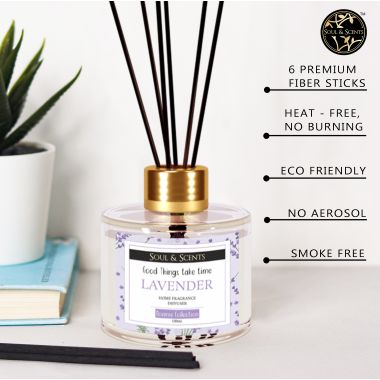 Soul & Scents: Lavender Reed Diffuser 120ml