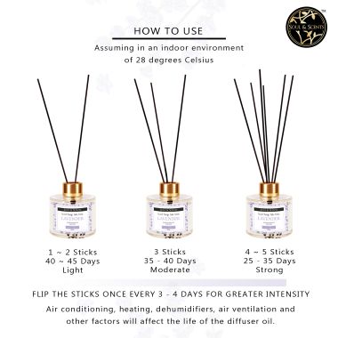 Soul & Scents: Lavender Reed Diffuser 120ml
