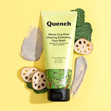 Quench Botanics: MamaCicaPoreClearingmExfoliatingFaceWash|KoreanSkincare-100gm