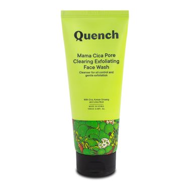 Quench Botanics: MamaCicaPoreClearingmExfoliatingFaceWash|KoreanSkincare-100gm