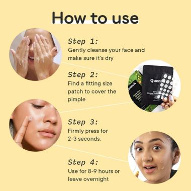 Quench Botanics: Mama Cica Zit Away Treatment Patches | Korean Skin care - 10gm
