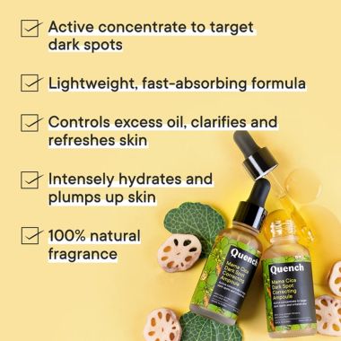Quench Botanics: Mama Cica Dark Spot Correcting Ampoule | Korean Skin care - 30gm