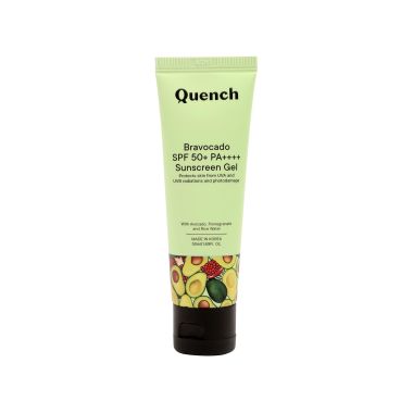 Quench Botanics: Bravocado SPF 50+ PA++++ Sunscreen gel | Korean Skin care - 50ml