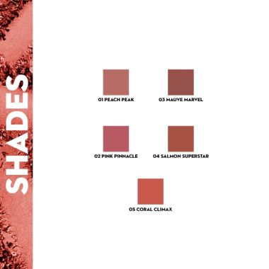 Sugar Cosmetics : Contour De Force - Mini Blush - 05 Coral Climax (Bright Coral Blush) - 12gm