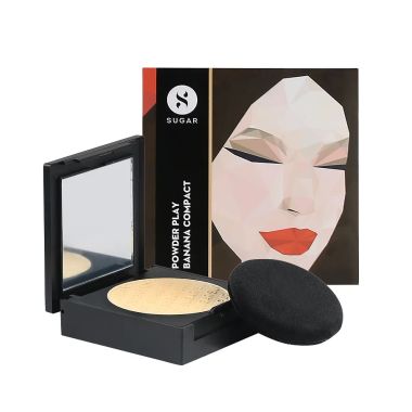 Sugar Cosmetics : Powder Play - Banana Compact - 6gm
