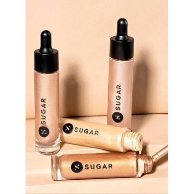 Sugar Cosmetics : Own The Light - Liquid Highlighter - 02 Diva Dazzle (Rosey Taupe) - 20ml