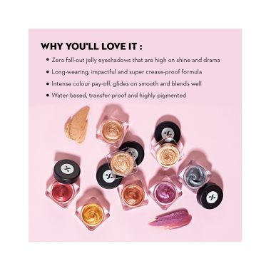 Sugar Cosmetics : Eye Love - Jelly Eyeshadow - 04 Bronze Brilliance - 3gm