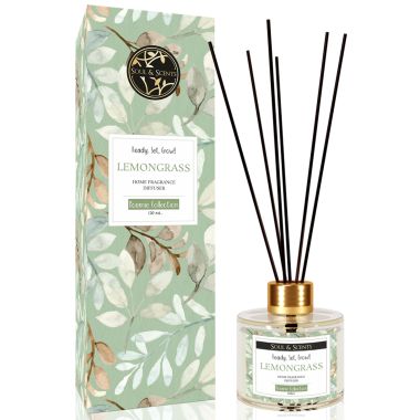 Soul & Scents: Lemongrass Reed Diffuser 120ml