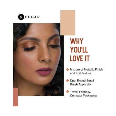 Sugar Cosmetics : Cosmetics Blend The Rules Eyeshadow Palette - 03 Fantasy (Mauve) - 10.4gm