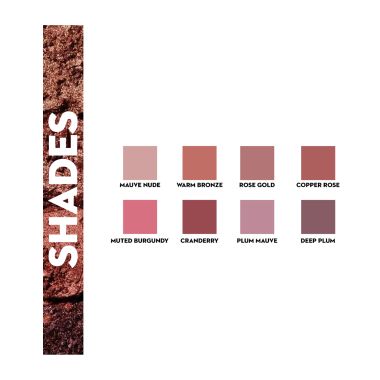 Sugar Cosmetics : Cosmetics Blend The Rules Eyeshadow Palette - 03 Fantasy (Mauve) - 10.4gm