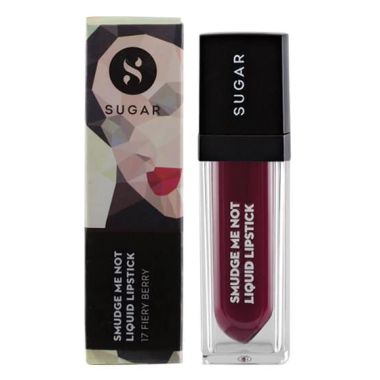Sugar Cosmetics : Smudge Me Not - Liquid Lipstick - 17 Fiery Berry (Marsala) - 4.5ml
