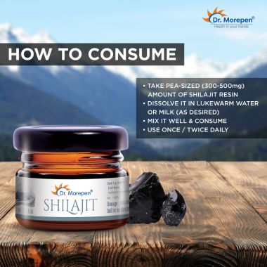 Dr. Morepen: Natural & Pure Himalayan Shilajit Resin - 126 gm