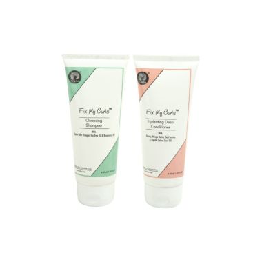 Fix My Curls : Cleansing Shampoo with Hydrating Deep Conditioner for Curly and Wavy Hair - 50 ml Each