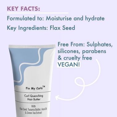 Fix My Curls : Curl Quenching Hair Butter For Curly AndWavy Hair - 200gm