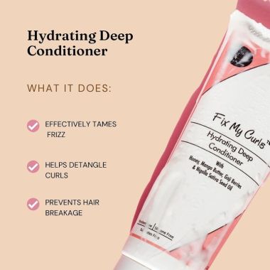 Fix My Curls : Hydrating Deep Conditioner For Curly And Wavy Hair - 100ml
