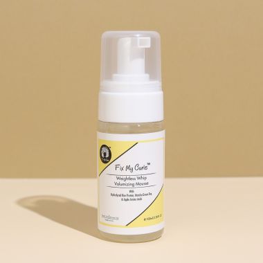 Fix My Curls : Weightless Whip Volumizing Mousse for Wavy and Curly Hair - 100ml