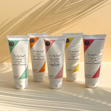 Fix My Curls : Everyday Moisturizing Shampoo, Cleansing Shampoo, Hydrating Deep Conditioner, Defining Hair Gel And Leave In Cream - 50gm Each 5 Step Pack