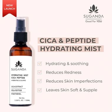 Suganda: Hydrating Face Mist Cica & Peptide - 100ml