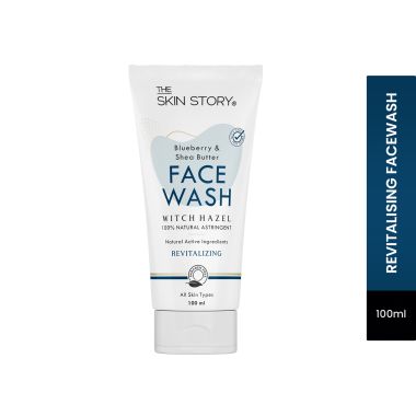 The Skin Story: Shea Butter & Blueberry Facewash - Revitaliser - 100 ml