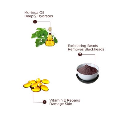 The Skin Story: Moringa Face Gentle Scrub - Deep Cleansing Exfoliator - 100 gm
