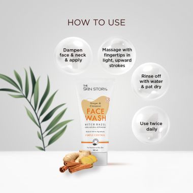 The Skin Story: Ginger & Cinnamon Facewash - Pimple Control - 100 ml