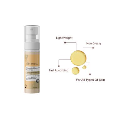 The Skin Story: Ginger & Cinnamon Face Mist with Magnesium - 100ml