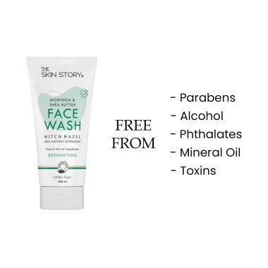 The Skin Story: Moringa & Shea Butter Facewash - Detoxifier - 100 ml