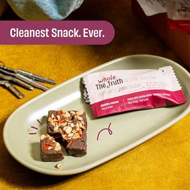 The Whole Truth: Protein BarsChoco Variety (2 Double Cocoa Bars, 2 Coconut Cocoa Bars, 2 Coffee Cocoa Bars) Pack of 6 (6 x 52g)