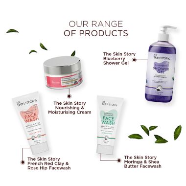 The Skin Story: Shea Butter & Blueberry Facewash - Revitaliser - 100 ml