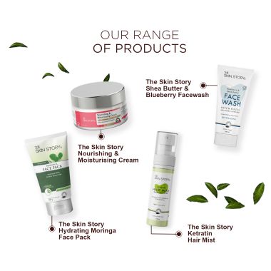 The Skin Story: Moringa Face Gentle Scrub - Deep Cleansing Exfoliator - 100 gm