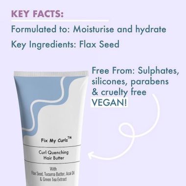 Fix My Curls : Curl Quenching Hair Butter For Curly AndWavy Hair - 100gm