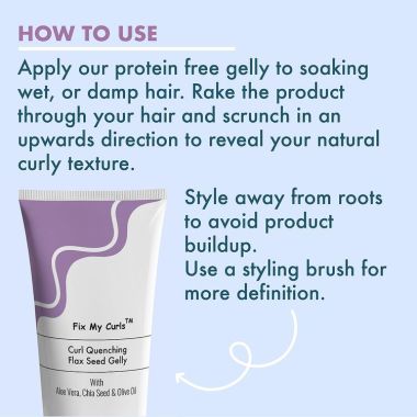 Fix My Curls : Curl Quenching Flax Seed Gelly For Curly And Wavy Hair - 100gm