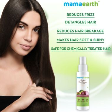 Mamaearth: Onion Hair Serum for silky, smooth hair - 100ml