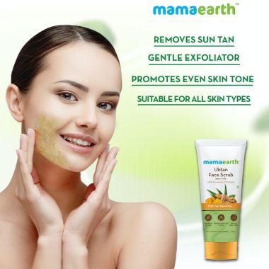 Mamaearth: Ubtan Face Scrub for fresh skin - 100 g