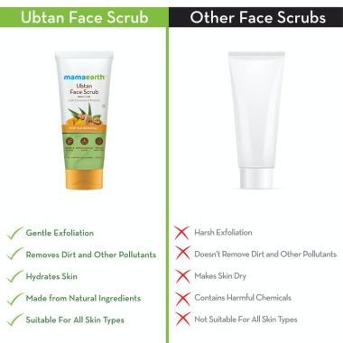 Mamaearth: Ubtan Face Scrub for fresh skin - 100 g