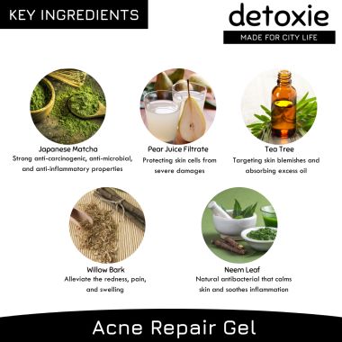 Detoxie: Anti-Stress Acne Repair Gel (35 ml)