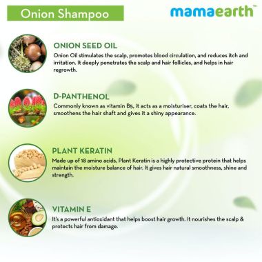 Mamaearth: Onion Shampoo - 400ml