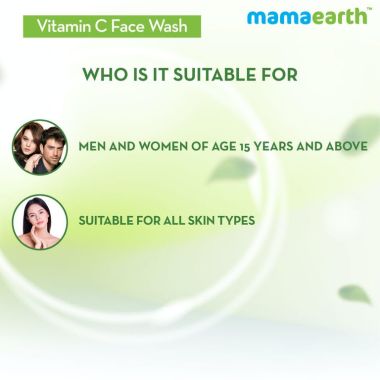 Mamaearth: Vitamin C Face Wash for glowing skin - 100ml