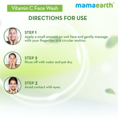 Mamaearth: Vitamin C Face Wash for glowing skin - 100ml