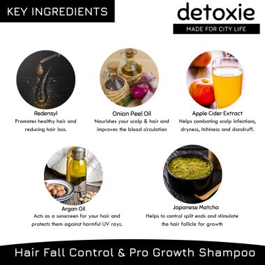 Detoxie: Hair Fall Control Shampoo (200 ml)